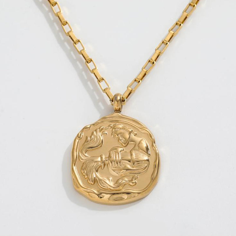 The 'Aquarius' Astral Coin Medallion