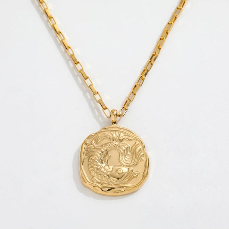The 'Pisces' Astral Coin Medallion